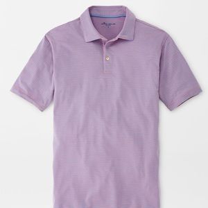 Drirelease natural touch stripe polo Peter Millar size M